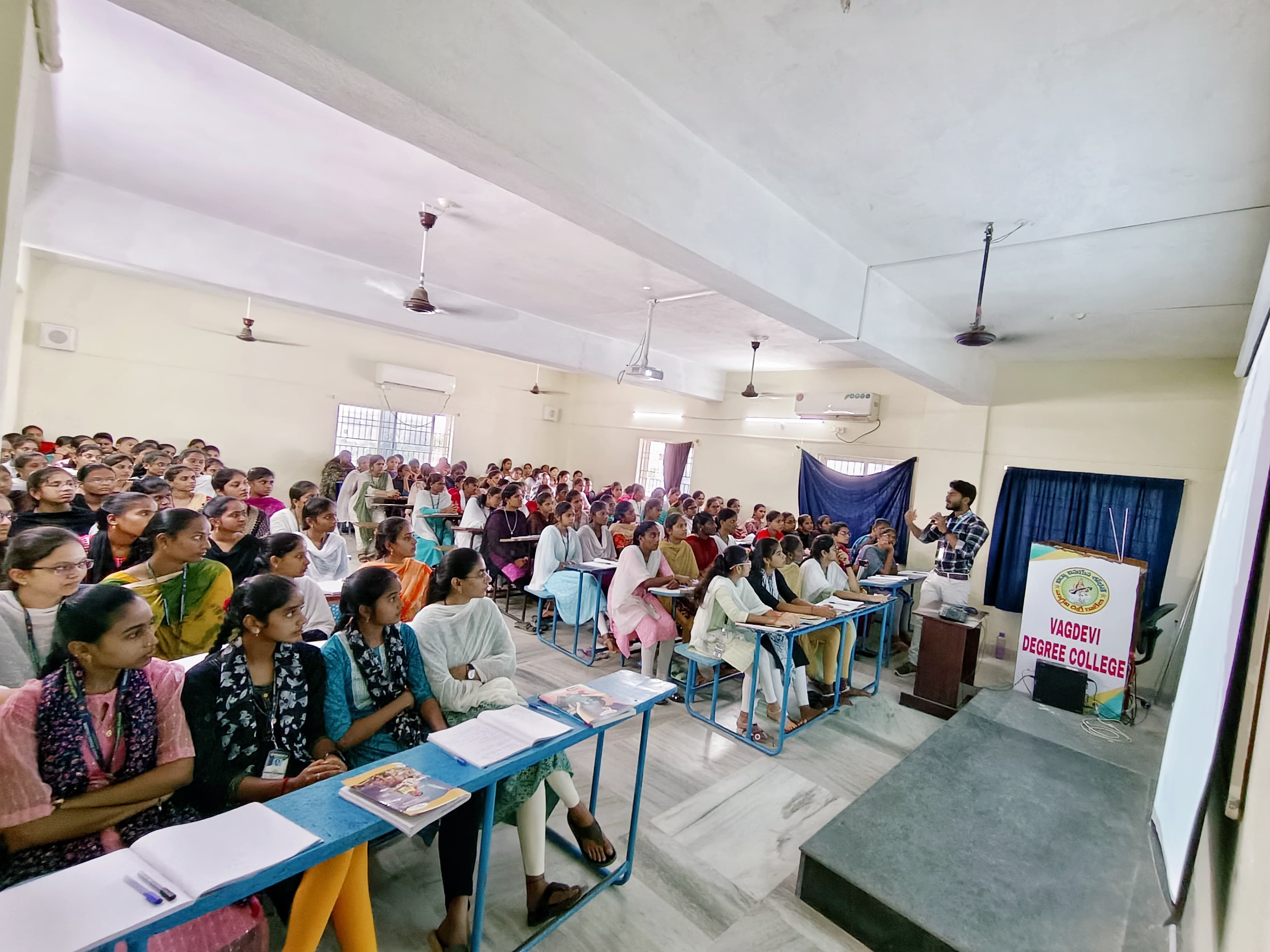 Presentation at Vagdevi Degree College